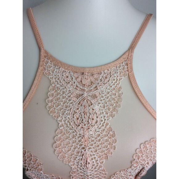 Victoria's Secret Lingerie Bralette Floral Lace Crochet Semi Sheer - Picture 2 of 10